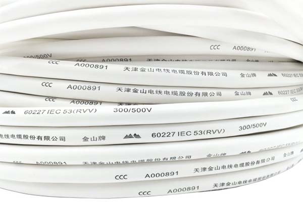 天津金山RVV護(hù)套線(xiàn)2X2.5平方